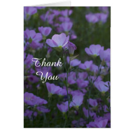 Campos de púrpura Gracias