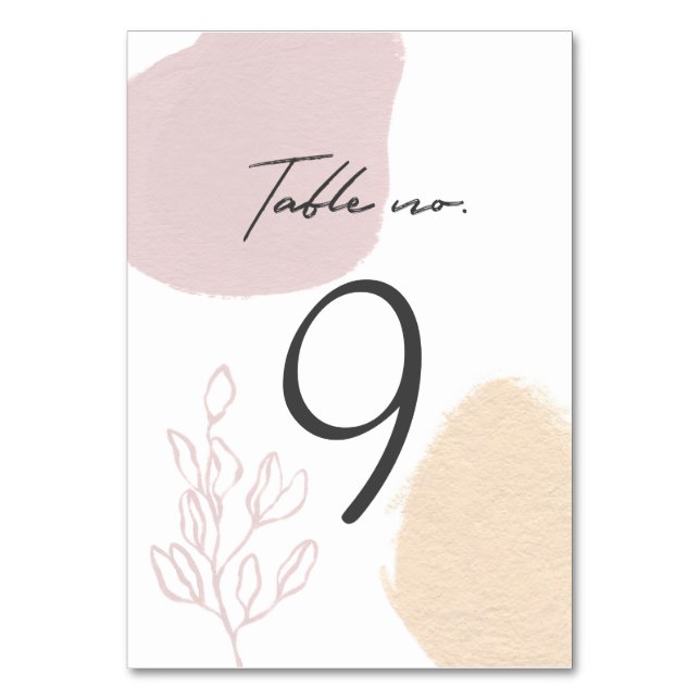 Campos de Sueños | Número de Mesa (Anverso)