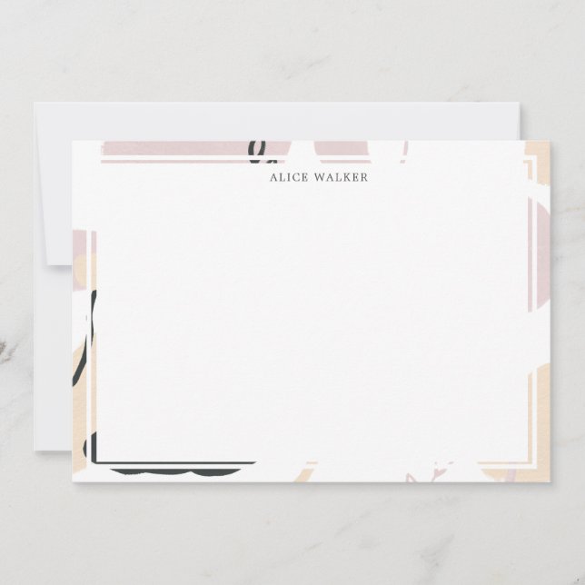 Campos de sueños ⎢ tarjeta de notas de estilo (Anverso)