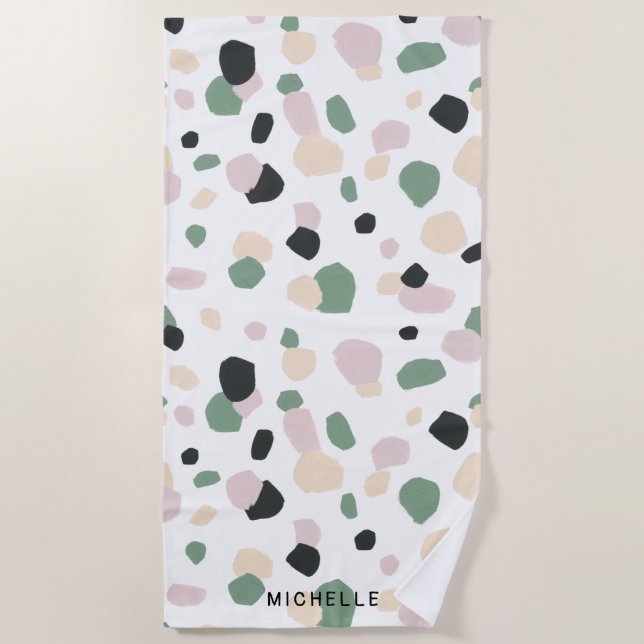 Campos de sueños | Toalla de playa de Monograma (Anverso)