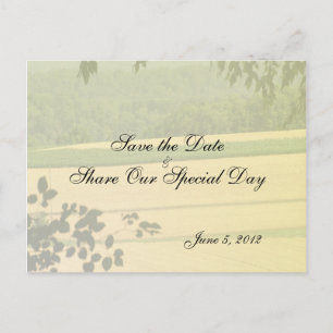 Campos de verano Guardar la postal de fecha