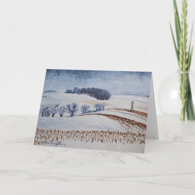 Campos del balanceo en tarjeta de felicitación del (Anverso)