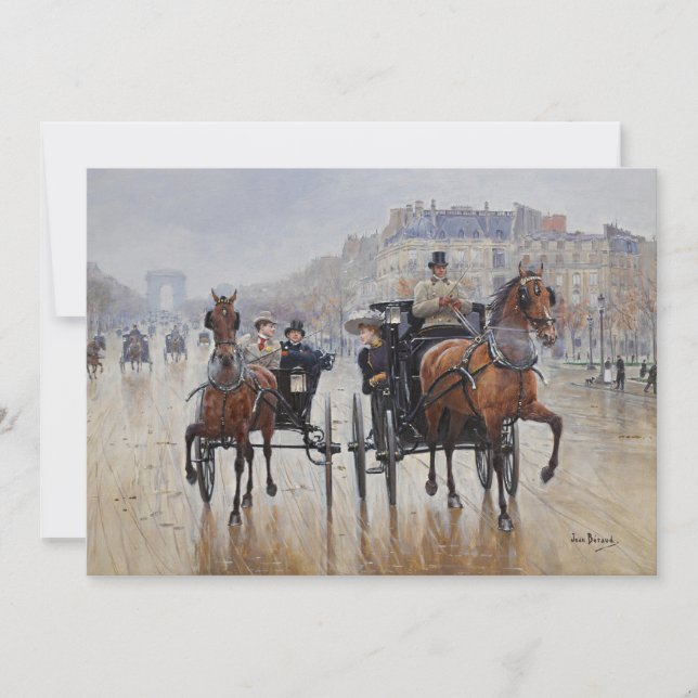 Campos Elíseos | Jean Béraud (Anverso)