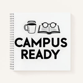 Campus Ready | Cuaderno de arte de línea de café y