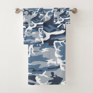 Camuflaje azul de nieve en invierno, ejército