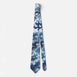 camuflaje Corbata de cuello azul