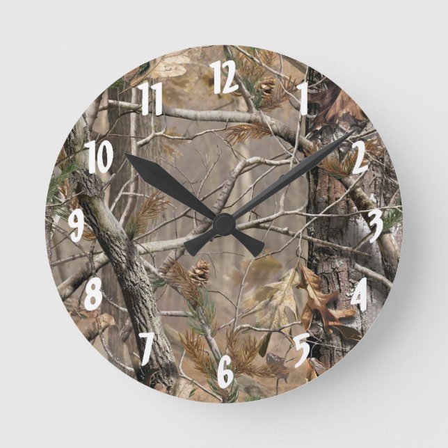 Camuflaje de Camo que caza el reloj de pared real (Anverso)