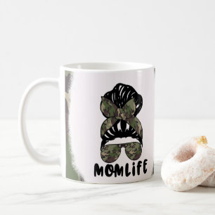 Camuflaje de Mamá Vida Camo Diseño Copa de Café Mu