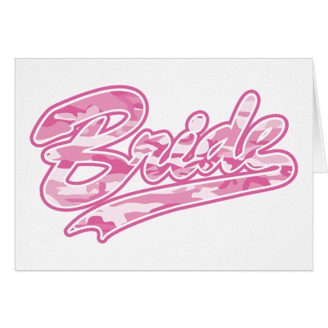 Camuflaje de novia militar rosa (Anverso (Horizontal))