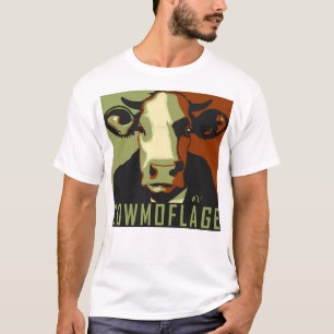 Camuflaje de vaca Camiseta divertida inspirada en 