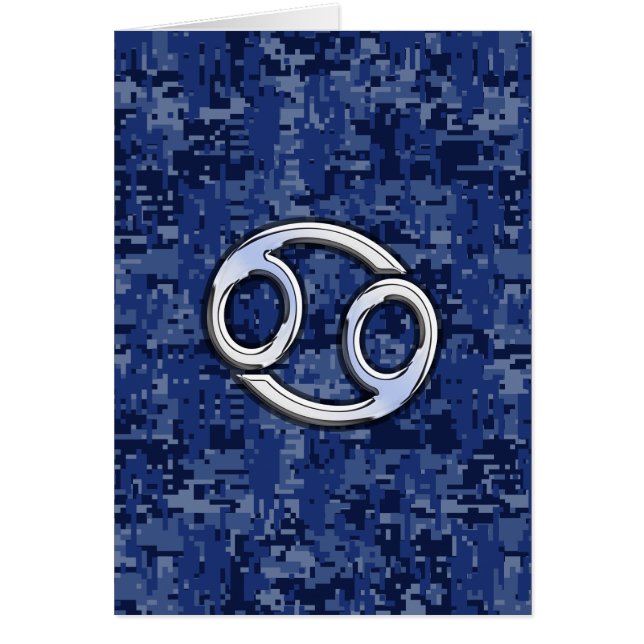 Camuflaje digital azul de la Marina de los Símbolo (Frente)