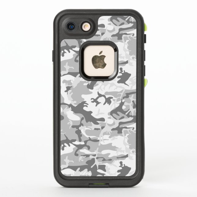 Camuflaje Gris Nieve Invernal, Militar, Ejército (Reverso)