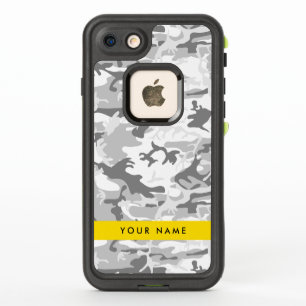 Camuflaje Gris Nieve Invernal Personaliza tu nombr