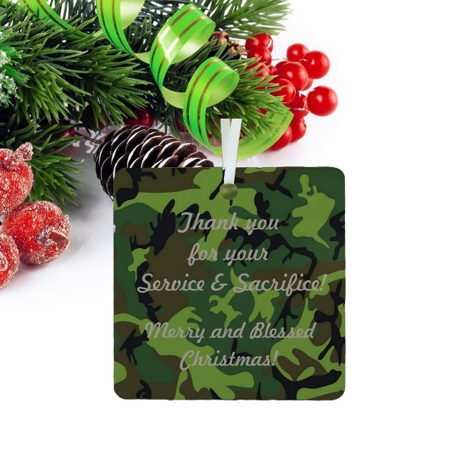 Camuflaje Navidad Ornamento Honor de los servidos (Subido por el creador)