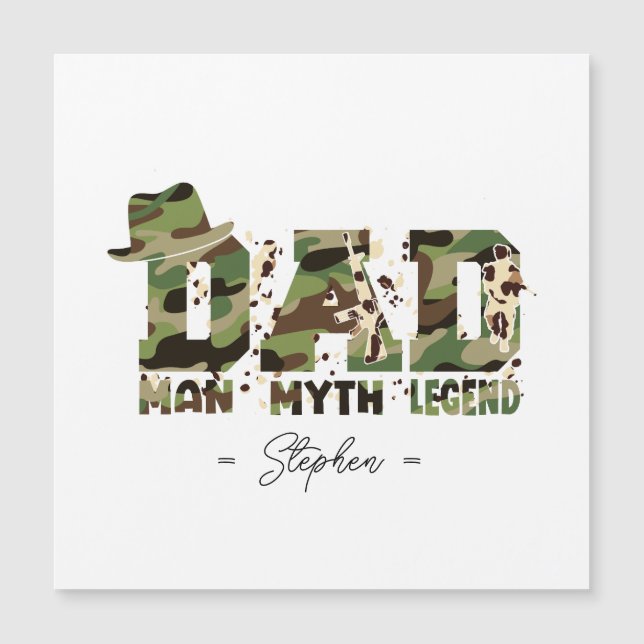 Camuflaje "Papá - hombre, mito, leyenda" (Anverso)