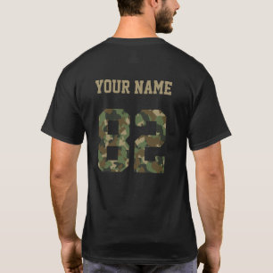 Camuflaje personalizado número 82 Camiseta persona