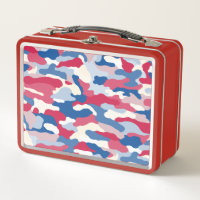 Camuflaje rojo blanco y azul