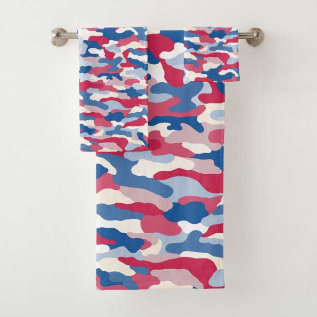 Camuflaje rojo blanco y azul (In situ)