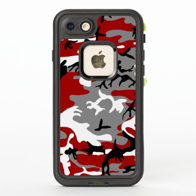 Camuflaje rojo y gris, ejército (Reverso)