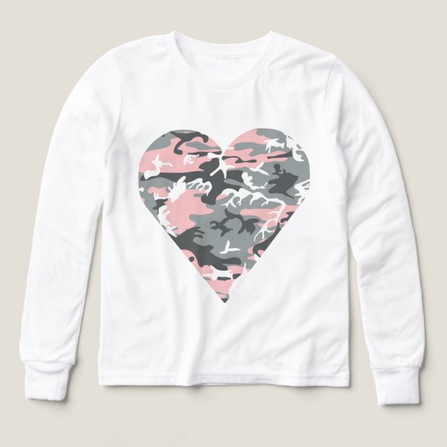 Camuflaje rosa y gris, militar, ejército (Diseño frontal)