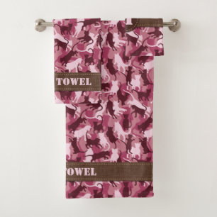 Camuflaje rosado de gatos