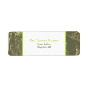 Camuflaje y etiqueta autoadhesiva verde clara de