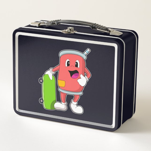 Can as Skater con Skateboard (Anverso)