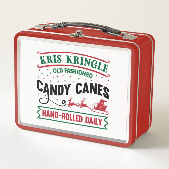 Caña de caramelos Kris Kringle (Anverso)