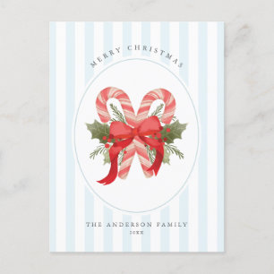 Caña de marea acuarela y reverencia Feliz Navidad