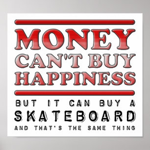 Caña de Pescar Comprando Felicidad Póster Divertid