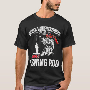 Caña de Pescar Poderosa Camiseta Old Man