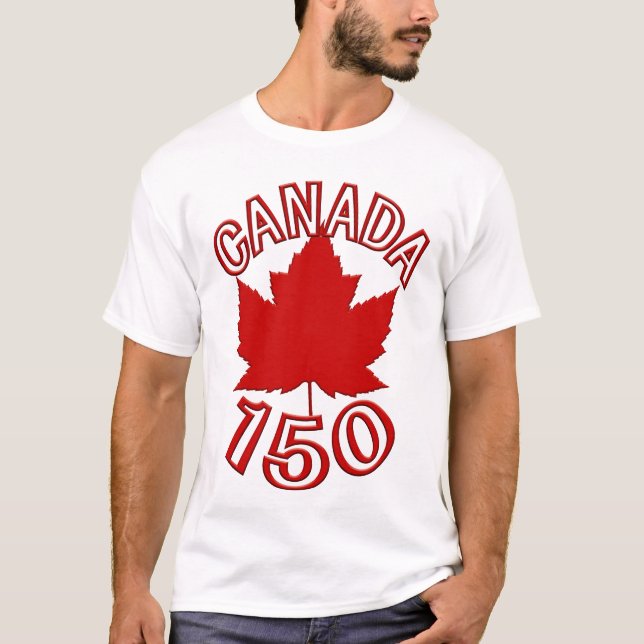 Canadá 150 camisetas más tamaño Canadá 150 Camiset (Anverso)