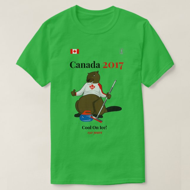 Canadá 150 Canadá 2017 Camisetas del Día de Canadá (Diseño del anverso)