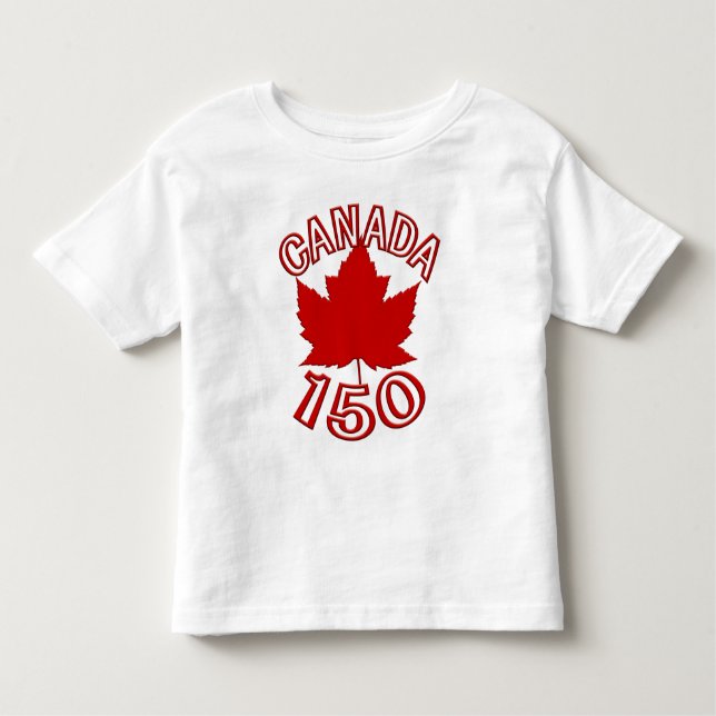 Canada 150 Jersey Shirt Toddler Canada 150 Camiset (Anverso)