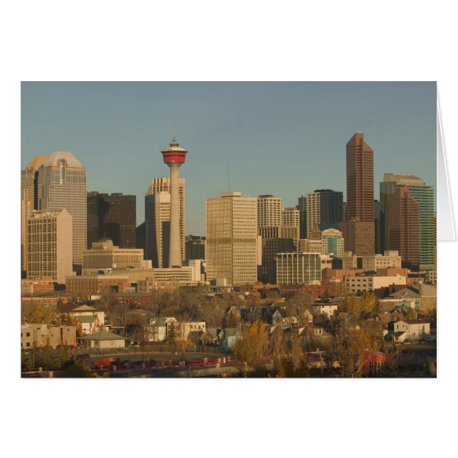 Canadá, Alberta, Calgary: horizonte de la ciudad d (Anverso (Horizontal))
