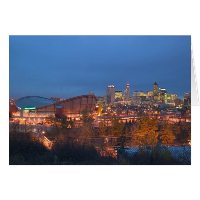 Canadá, Alberta, Calgary: panorama urbano desde 4 (Anverso (Horizontal))