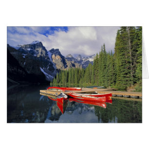 Canadá, Alberta, Moraine Lake. El vidrioso