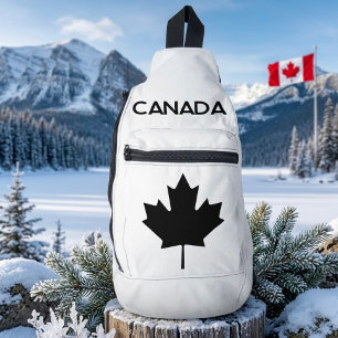 CANADÁ. Bandera canadiense. Patriótico. Bolsa tipo