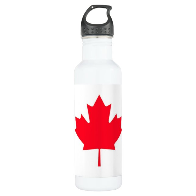 CANADA. Bandera canadiense. Patriótico. Botella de (Anverso)