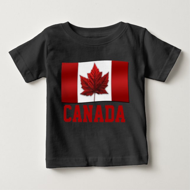 Canadá Beber Shirt Canada Baby Camisetas Personali (Anverso)