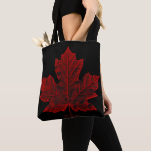 Canadá Bolsas de Tote Retro Canadá Bolsas de hojas