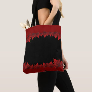 Canadá Bolsas de Tote Rojo Canadá Bolsas de hojas 