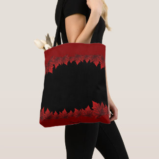 Canadá Bolsas de Tote Rojo Canadá Bolsas de hojas