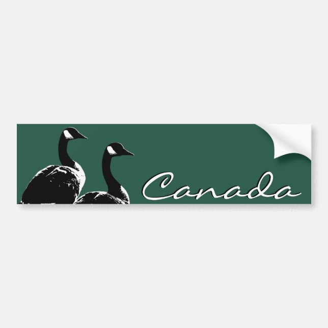 Canadá Bumper Sticker Pegatinas de Canadá (Frente)