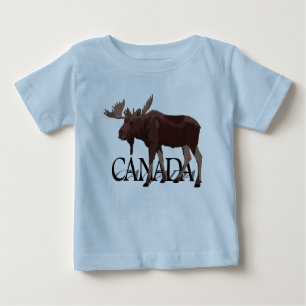 Canadá Camisetas de Moose Baby Canadian Moose Swea