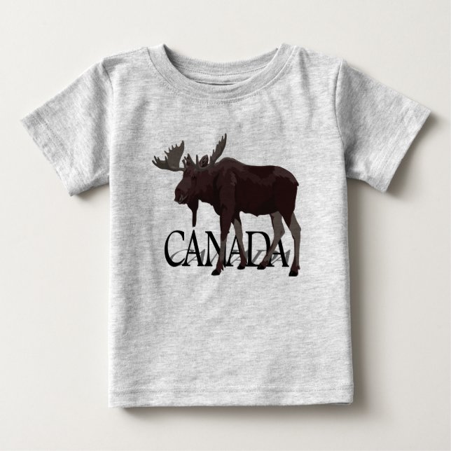 Canadá Camisetas de Moose Baby Canadian Moose Swea (Anverso)