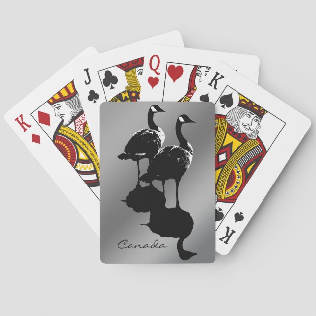 Canadá Cartas de juego Canadá Tarjetas de Personal (Reverso)