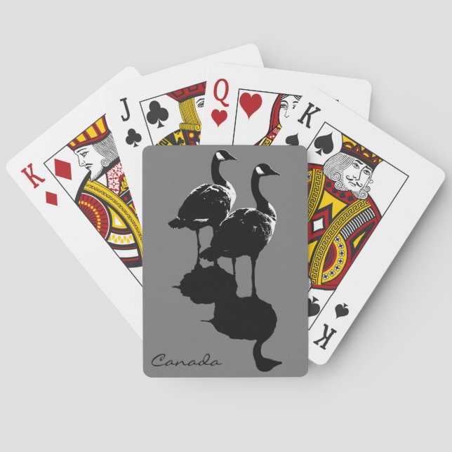 Canadá Cartas de juego Canadá Tarjetas de Personal (Reverso)