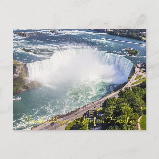Canadá Cascadas de Niagara - Postales de Skylines  (Anverso)
