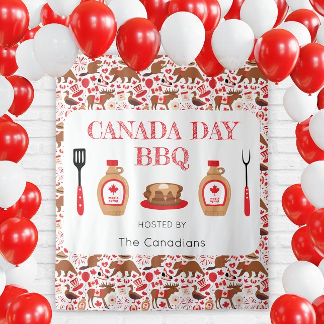 Canadá Day BBQ fondo de tapiz canadiense (Subido por el creador)